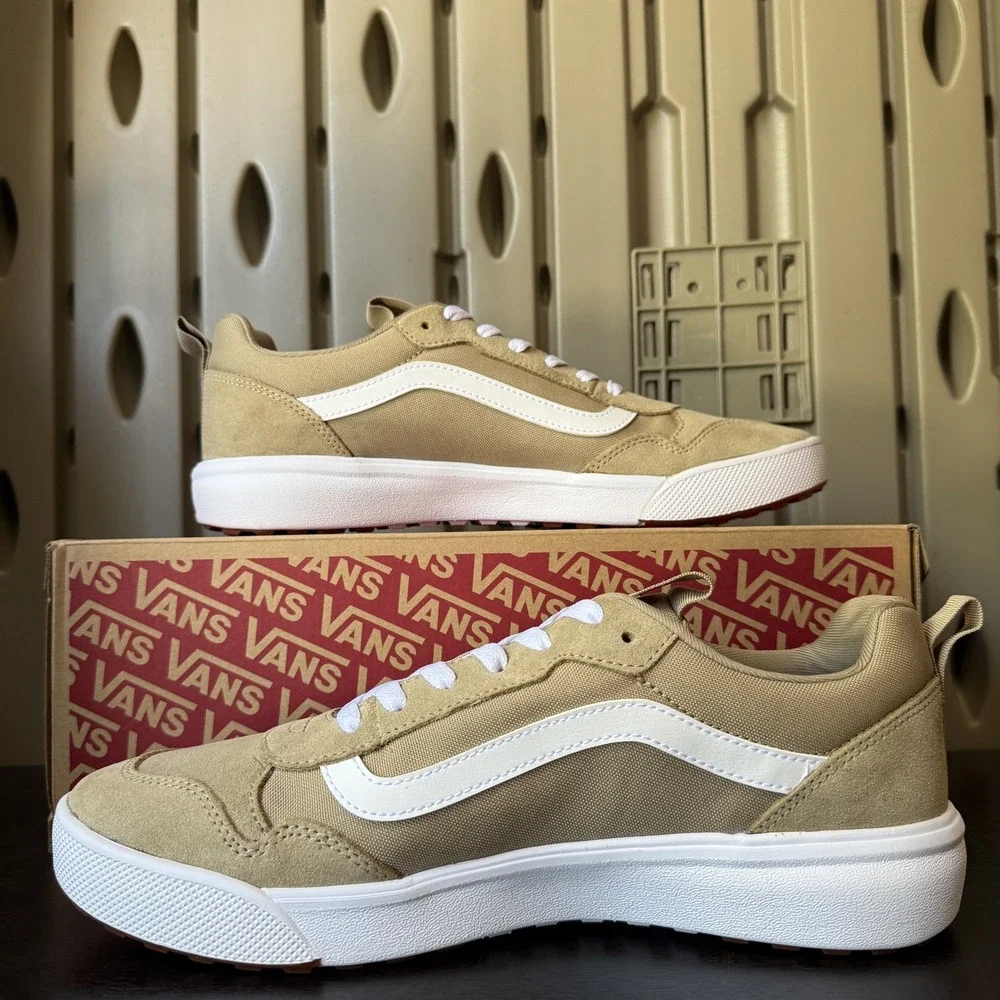 Vans Range EXP Men's Sneakers Shoes Tan Beige Suede Men's Size 12